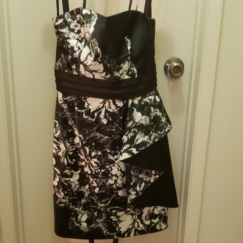 Max & Cleo black and white dress
